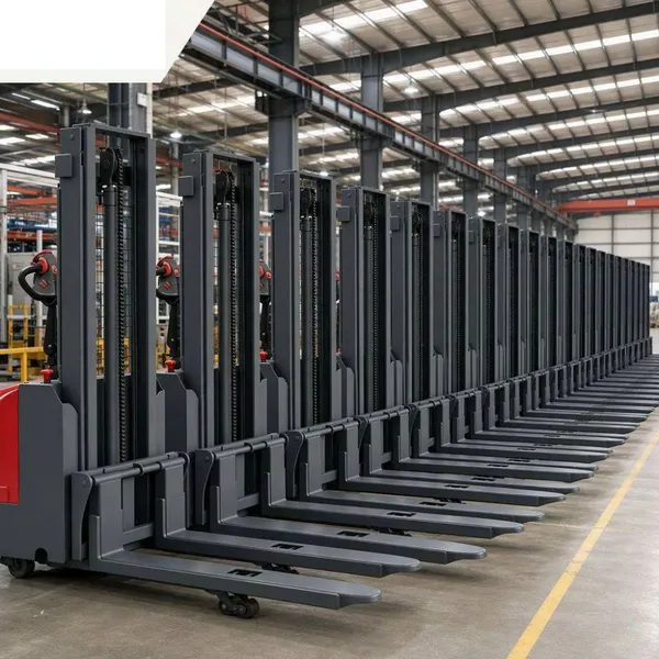 Hot Sale 1.5 Ton Walk-behind Electric Stacker 2m/3m/3.5m Lift Lithium Battery Pallet Stacking Equipment photo-5