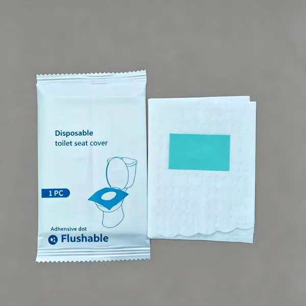 Embossed Disposable Toilet Seat Cover Paper Travel Pack Flushable photo-5