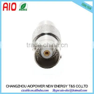 Straight Brass With Nickel Plating Coaxial Adapter BNC Female to RCA Female BNC to RCA photo-3