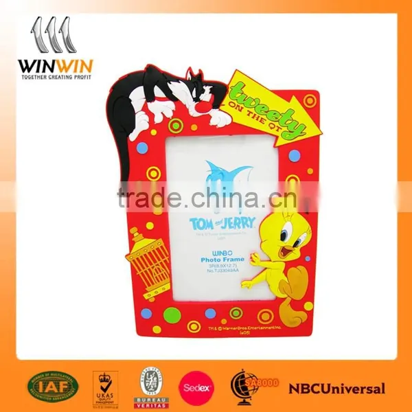 Beautiful 3D Effect Soft PVC Photo Frame With OEM photo-5