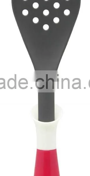 Colorful Handle Self-standing Kitchen Tool Set / Nylon Kitchen Utensils With PP Handle photo-3