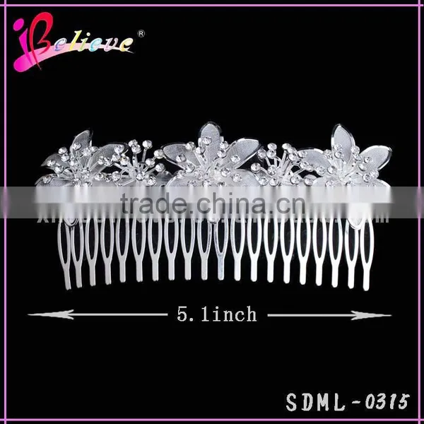 Reasonable Price From Factory Wholesale Hair Jewelry Flower Hair Comb Wedding Accessories Bride Hair photo-3