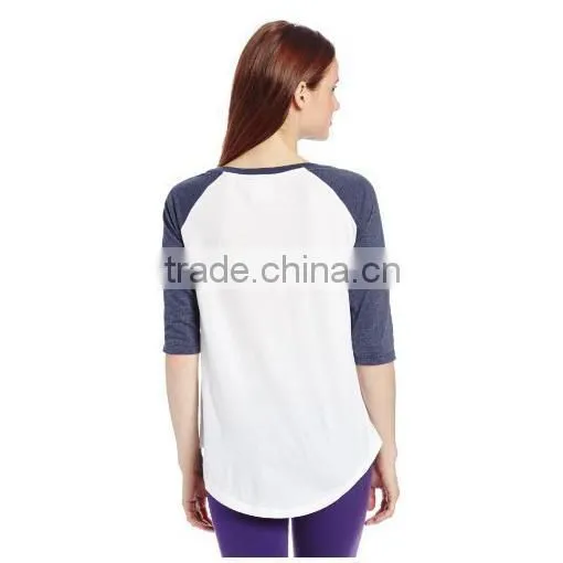 Ladies 3/4 Sleeve Raglan T-shirt photo-6