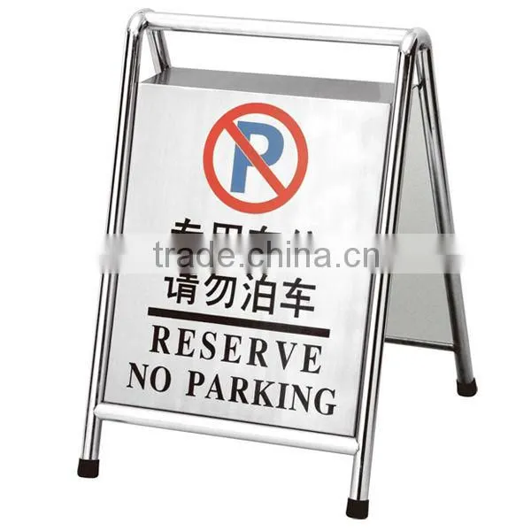 Aluminum No Parking Sign Board Stand photo-2