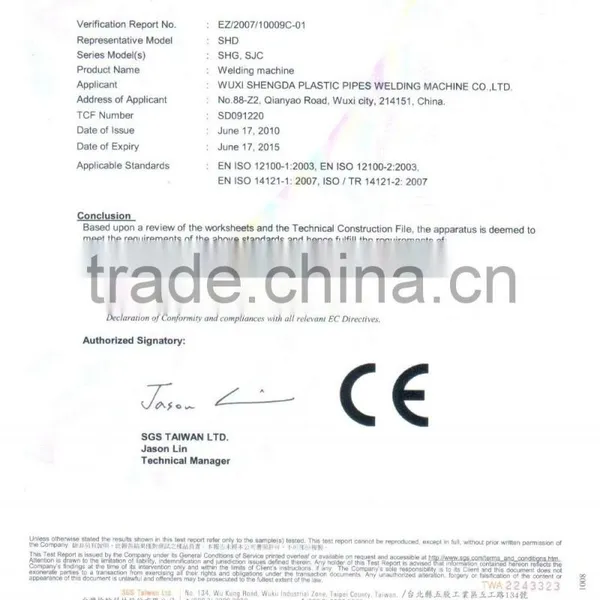SHD800/450 Hdpe Butt Fusion Welding Machine photo-6