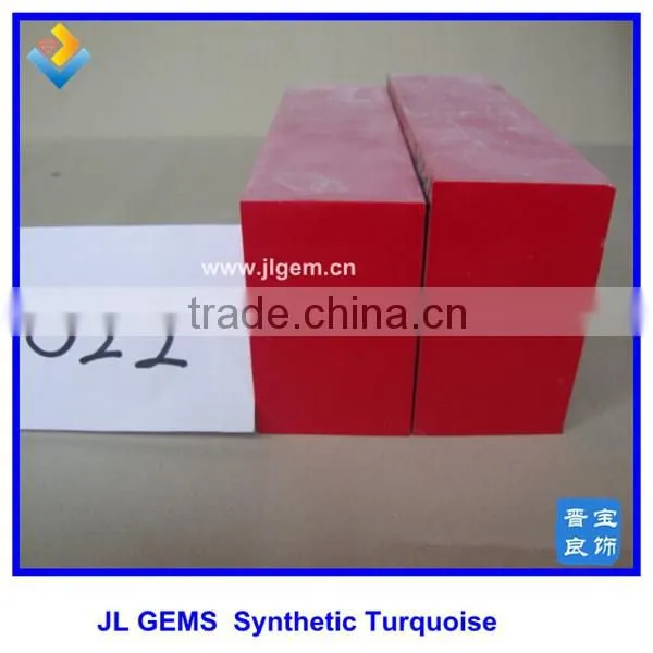 Factory Price Synthetic Turquoise Bricks Rough For Gemstone Jewelry photo-5