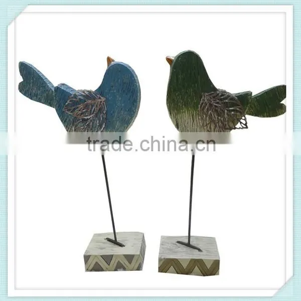 Simple Design Bird Statue Resin Garden Crafts