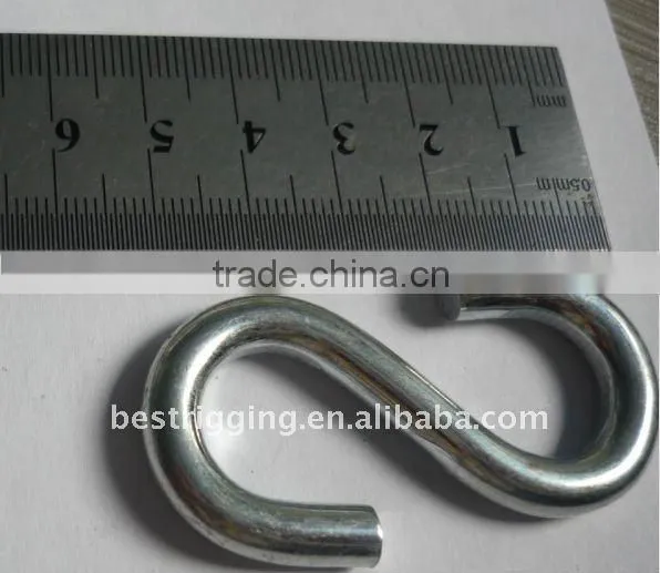 Black Metal Spray-paint S Hook, Metal S Hook (80mm Long) in Rigging Hardware China Factory photo-5