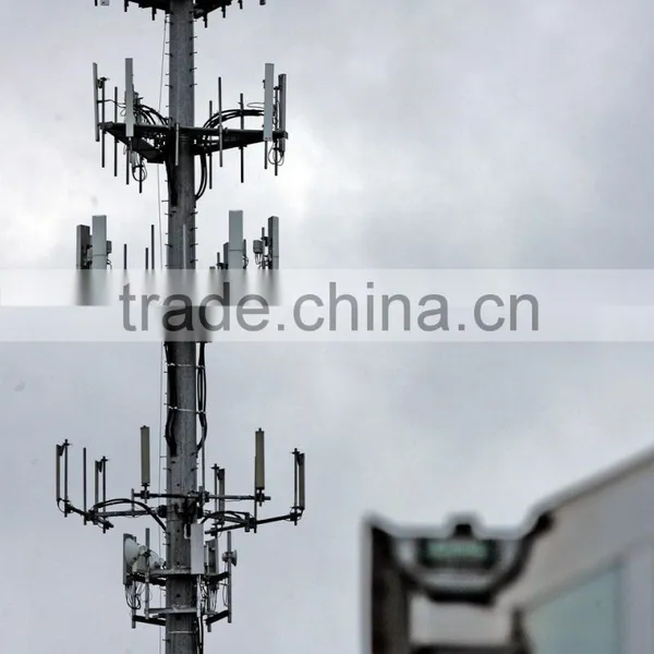 Hot Dip Galvanized Telephone 4G Microwave Pole photo-4