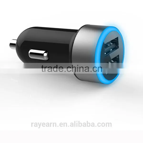 24W 4.8A Universal Dual USB Car Charger Safely Charges 2 Devices at Same Time During Long Car Rides - Works With Most Phone photo-2