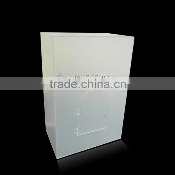 GH-RJ009 Newest Design Abrazine Acrylic Donation Box ,Acrylic Donation Box photo-4