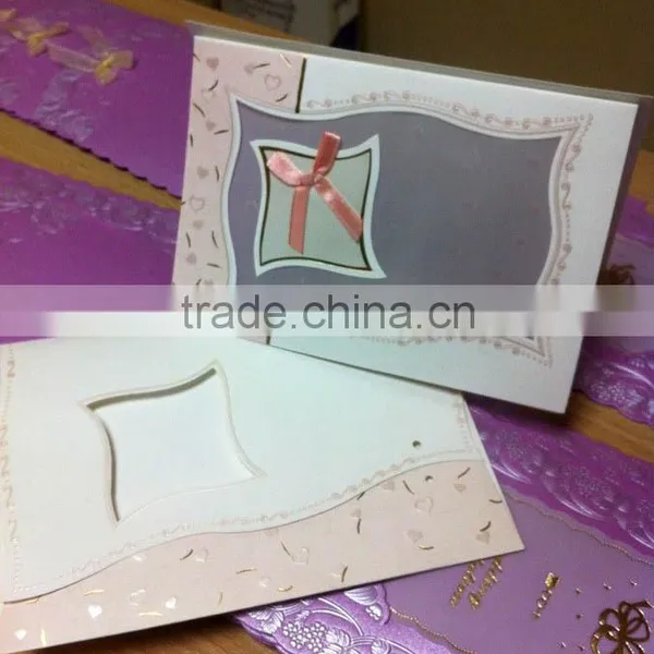 Elegant Princess Pink Wedding Invitations Card-ER073