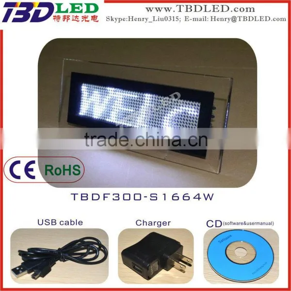 High-definition and Beautiful Crystal Screen Led Display/crystal Led Display Screen Sign/led Mini Moving Message Sign Board photo-4