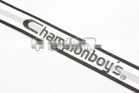 Reflective Garment Webbing With Printed Words