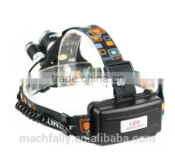 3LED Outdoor Headlight 5mode Headlamp Waterproof High Power Headlight LED Flashlight photo-4