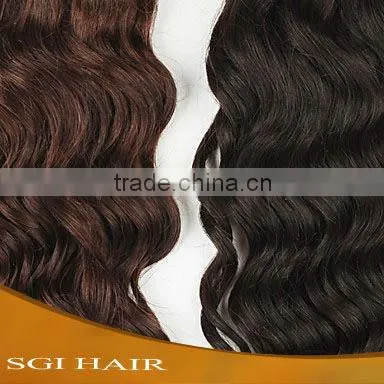 Gosh!!! 100 Percent Pure Unprocessed no Tangle and no Shedding Indian Curl Hair Weave