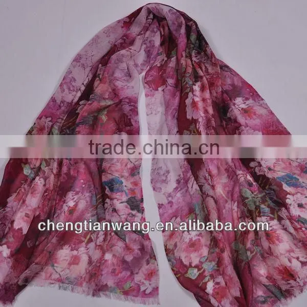 2014 Digital Printed Wool Scarf photo-3