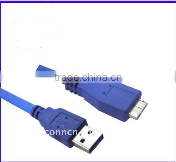 Flat Micro USB 10pin Charging Cable USB3.0 photo-2