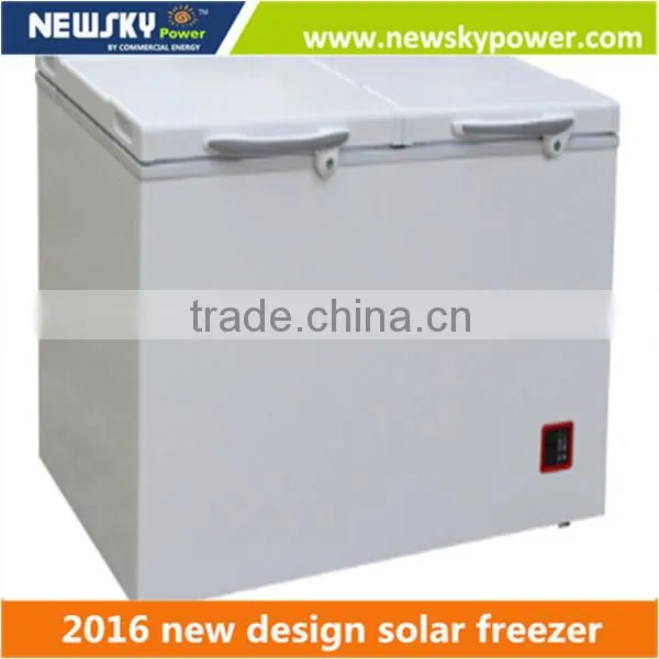 BR170F DC 170L Double Door Freestanding Solar Deep Freezer photo-4