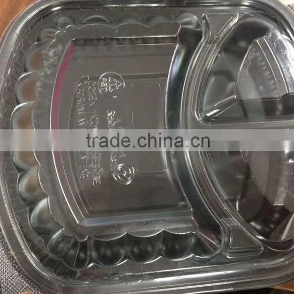Automatic PP Material Plastic Thermoforming Machine Fast Food Box photo-2