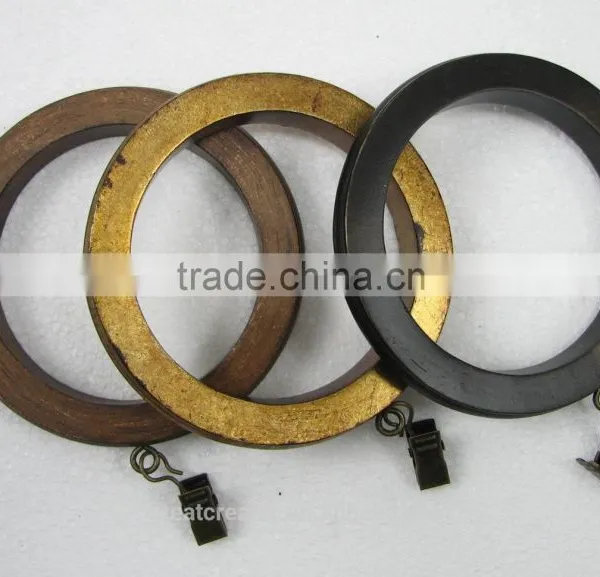 High Quality Extended Wooden Curtain Rod Wall Bracket photo-4