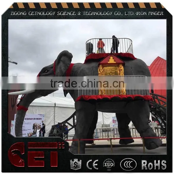 Walking Animatronic Elephant Riding Mechanical Elephant for Commercial Exhibition photo-5