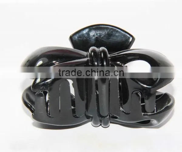 Hair Claws Rhinestone Korean,hair Claws Black Flower,korean Crystal Hair Claw photo-2