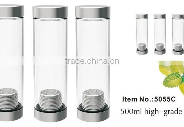 Heat-Resistant High-grade Liters Glass Milk Bottles photo-2