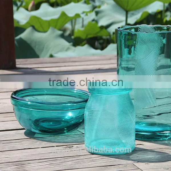 Glass Promotion Bowl Vase Colour Decor Cheap photo-4