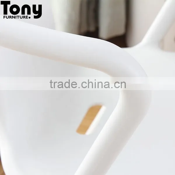 Classic Living Room Furniture White Plastic Chair photo-4
