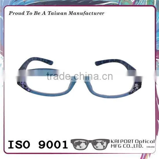 Pattern and Colour Combination With Diamond Shape Curving Design ce Optical Frame photo-2