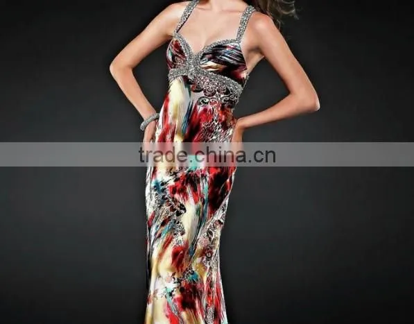 Factory Direct Sales Floral Printed Silk Stretch Satin Fabric for Wowenfor Dress,underwear,nightgown,garment, Etc photo-2