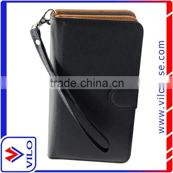 Wallet Case With Card Slot Book Flip Leather Case Cover for Samsung S6 photo-3