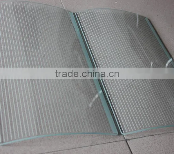 Curved Tempered Glass Silkcreen Printing With AS/NZS2208:1996, BS6206, EN12150 Certificate photo-3