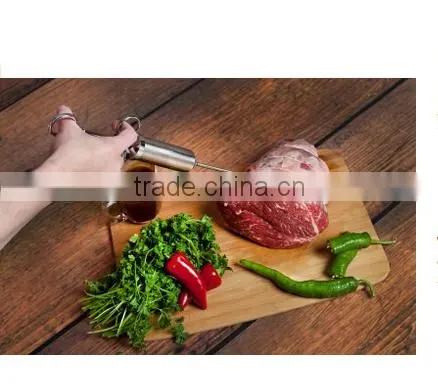 Eco Friendly 304 Stainless-Steel Seasoning Liquid Injector Barbecue Meat Marinade Injector photo-2