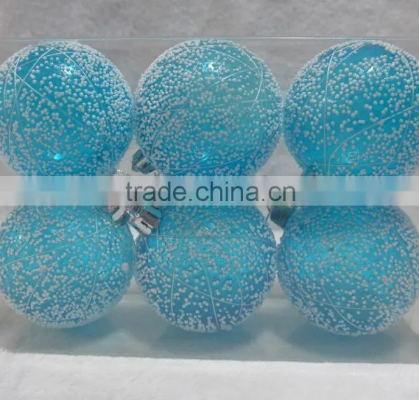 Wholesale Xmas Tree Ornament 60MM Hand-painted Christmas Bauble photo-6