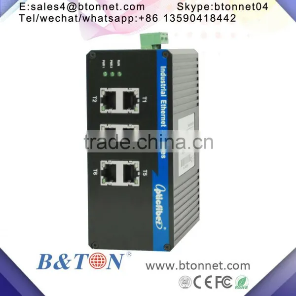 IP30 IP40 1000M Base-FX and 10/1000M Base-TX Industrial Ethernet Switch photo-2