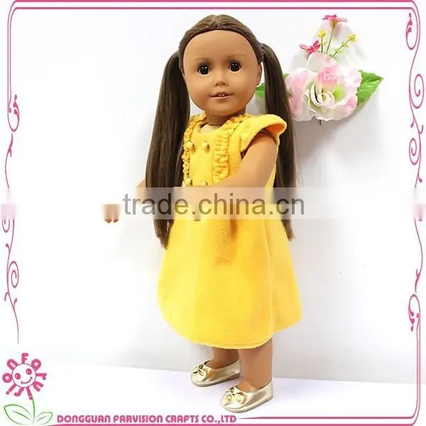 Fashion Girls Toys Pretty Vinyl Girl Doll Baby Vinyl Plastic Doll photo-2
