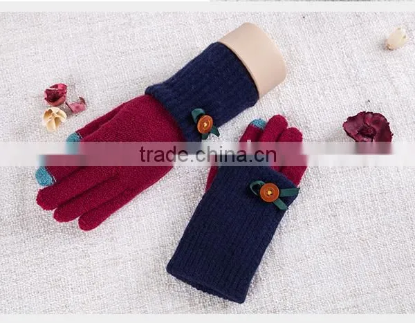 Cute Designed For Girls Twin Set Touch Screen Gloves For Christmas Gift photo-4