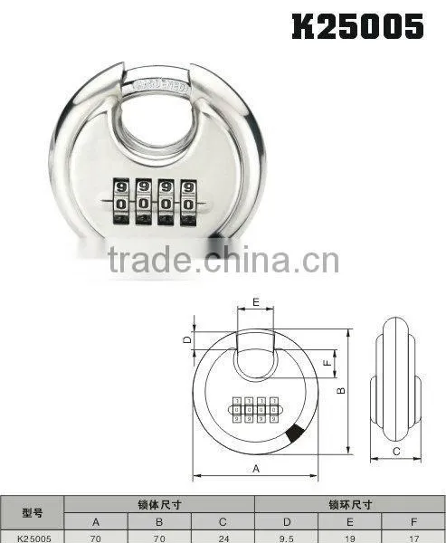 High quality Stainless Steel Padlock