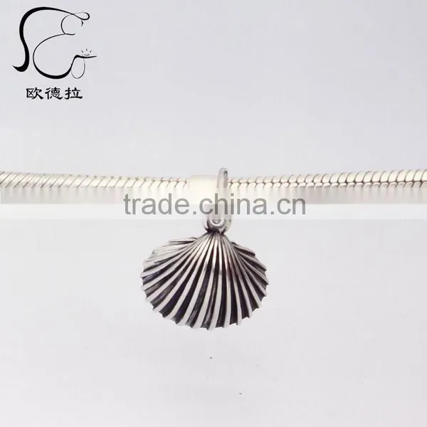 Factory Direct Sale 925 Sterling Silver Shell Charm Bracelets photo-4