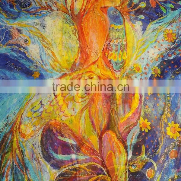 Factory Customize Digital Printed 100% Silk Chiffion/georgette Long Scarves photo-4