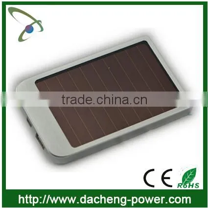 2600mAH Portable Solar Mobile Charger P2600 With Polymer Cell Inside
