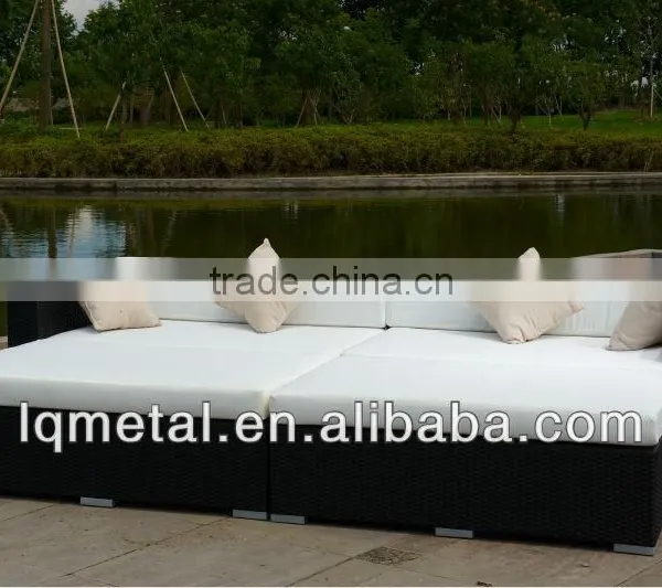 Popular Sofa Bed Garden Synthetic Rattan Furniture photo-4