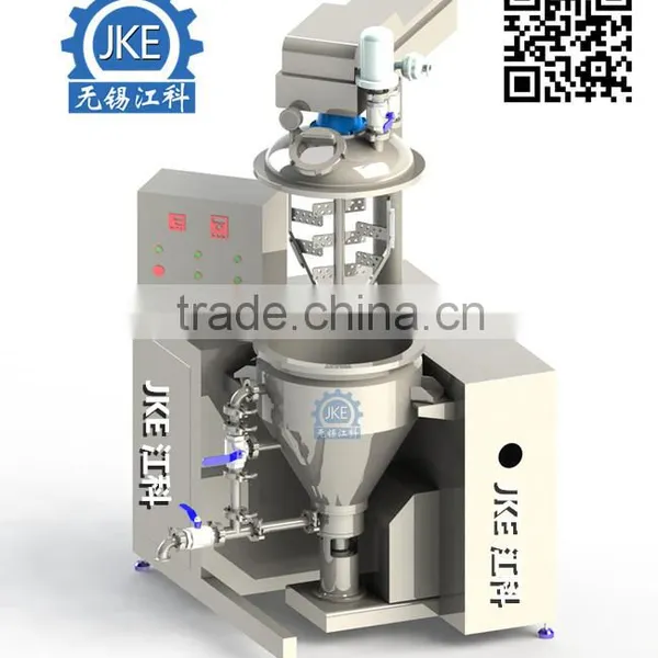 VEM-100Liter Vacuum Homogenizer Mixer Ointment Cosmetic Cream Mixer