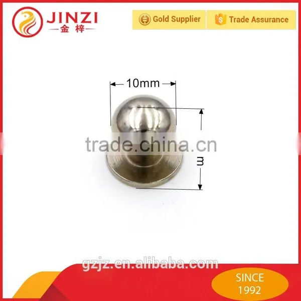 Hardware Copper and Nickel Round Head and Flat Head Rivet photo-3