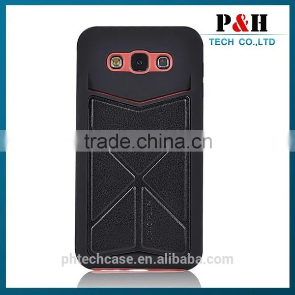 Cell Phone PU Leather Protector Case for Samsung Galaxy E7 photo-6