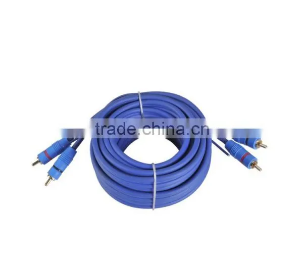 Good Quality China Supplier for Car Audio With Copper Conductor RCA Cables Car Audio Cable