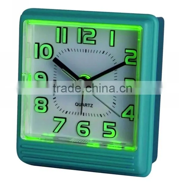 LED Light Snooze Crescendo Beep Sound Table Alarm Clock photo-4