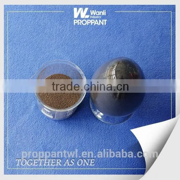 Light Weight Low Desity Oil & Gas Fracturing Wanli Economic Ceramic Proppant photo-4